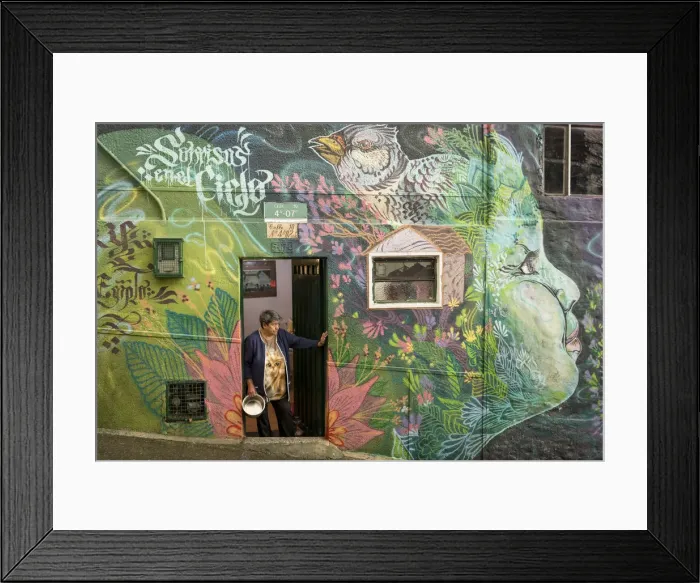 Framed Print : Egipto Favela, Bogota Cundinamarca, Colombia, South America Framed Print : Egipto Favela, Bogota Cundinamarca, Colombia, South America