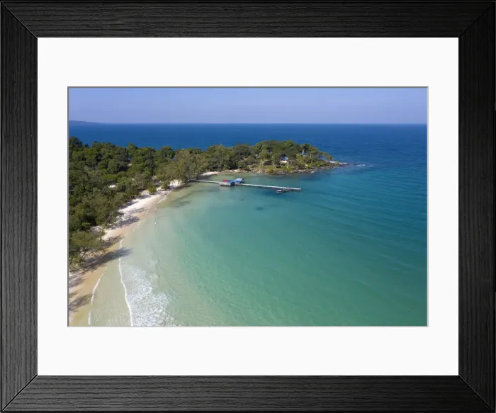 Framed Print : Cambodia, Sihanoukville, Koh Rong Samloem Island, Lazy Beach Framed Print : Cambodia, Sihanoukville, Koh Rong Samloem Island, Lazy Beach