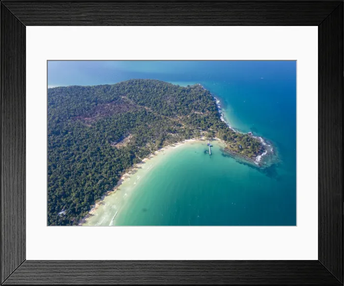 Framed Print : Cambodia, Sihanoukville, Koh Rong Samloem Island, Lazy Beach Framed Print : Cambodia, Sihanoukville, Koh Rong Samloem Island, Lazy Beach