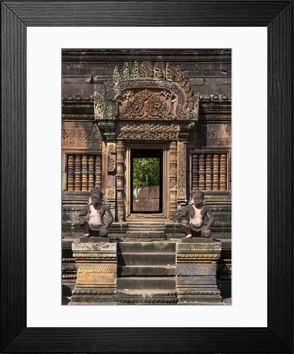 Framed Print : Cambodia, Siem Reap, Angkor Wat Complex (Unesco Site), Banteay Srei temple Framed Print : Cambodia, Siem Reap, Angkor Wat Complex (Unesco Site), Banteay Srei temple