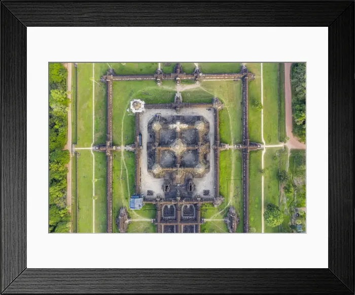Framed Print : Cambodia, Siem Reap, aerial view of Angkor Wat Complex (Unesco Site) Framed Print : Cambodia, Siem Reap, aerial view of Angkor Wat Complex (Unesco Site)