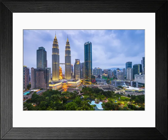 Framed Print : Petronas Towers, KLCC, Kuala Lumpur, Malaysia Framed Print : Petronas Towers, KLCC, Kuala Lumpur, Malaysia