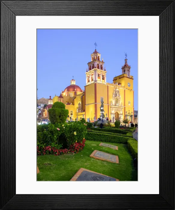 Framed Print : Guanajuato city, Guanajuato state, Mexico. Basailica Colegiata de Nuestra Senora de Framed Print : Guanajuato city, Guanajuato state, Mexico. Basailica Colegiata de Nuestra Senora de