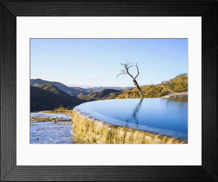 Framed Print : Hierve el Agua, Oaxaca state, Mexico Framed Print : Hierve el Agua, Oaxaca state, Mexico