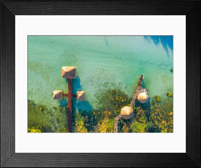 Framed Print : Laguna Bacalar, Quintana Roo, Mexico (PR) Framed Print : Laguna Bacalar, Quintana Roo, Mexico (PR)