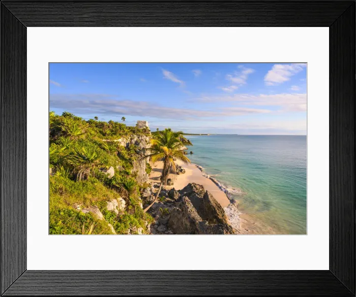 Framed Print : El Castillo, Ruins of Tulum, Tulum, Quintana Roo, Mexico