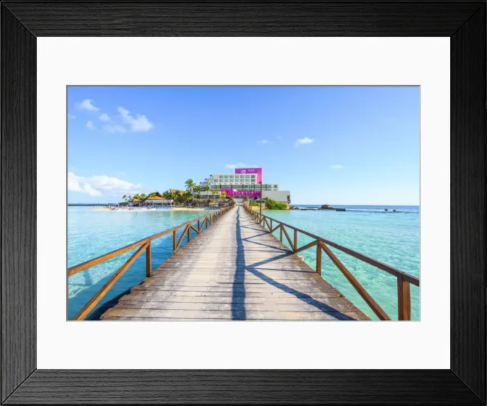 Framed Print : Mia Reef luxury resort, Isla Mujeres, Quintana Roo, Mexico