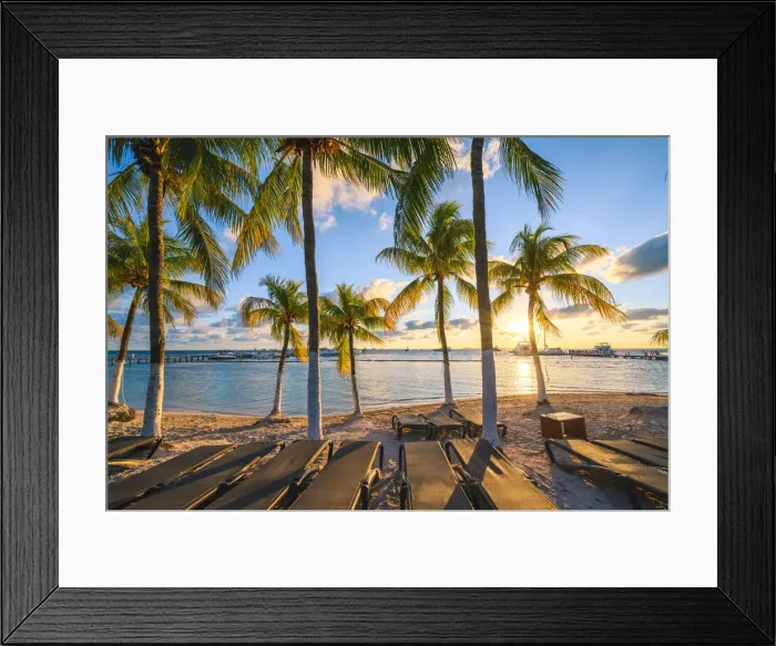 Framed Print : Playa Lancheros, Isla Mujeres, Cancun, Quintana Roo, Mexico