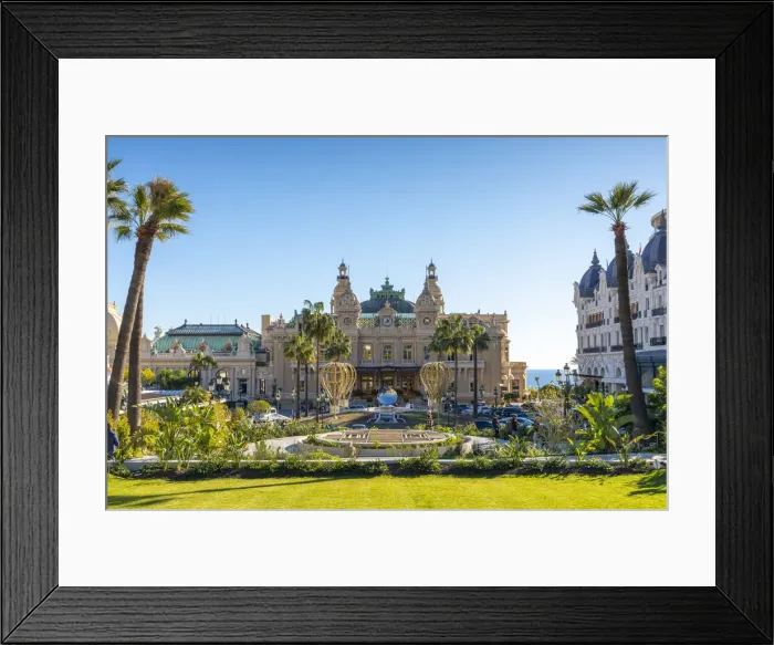 Framed Print : Monte Carlo Casino, Monte Carlo, Monaco