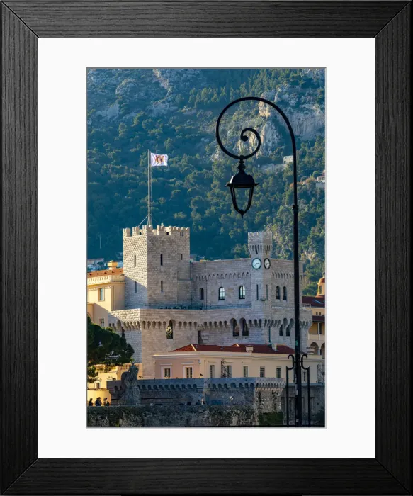 Framed Print : The Prince's Palace of Monaco, Monte Carlo, Monaco Framed Print : The Prince's Palace of Monaco, Monte Carlo, Monaco