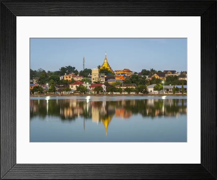 Framed Print : View of Kengtung (also spelled Kyaingtong, Chiang Tung, Cheingtung Framed Print : View of Kengtung (also spelled Kyaingtong, Chiang Tung, Cheingtung