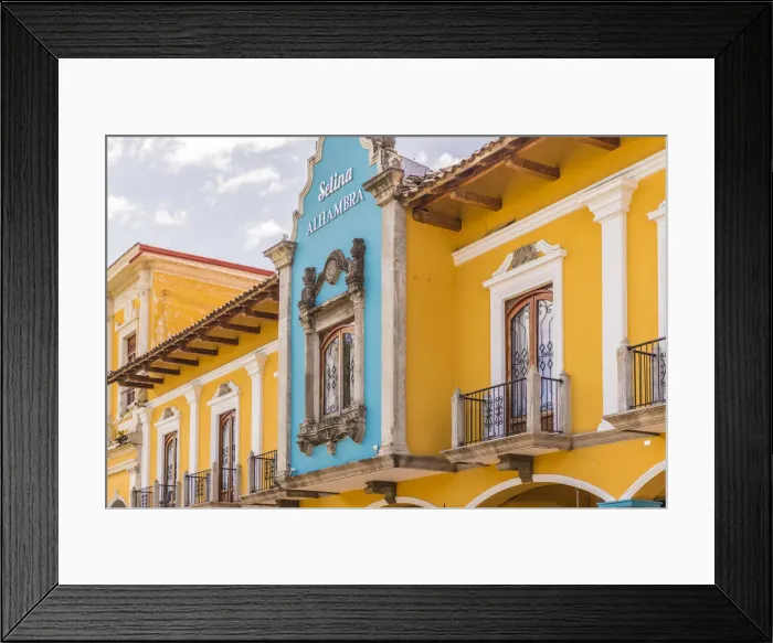 Framed Print : Local architecture, Granada, Nicaragua