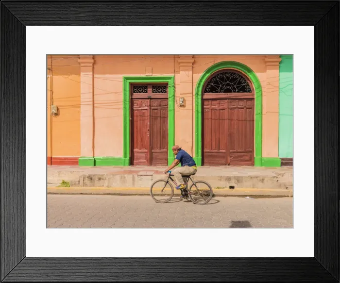Framed Print : Local architecture, Granada, Nicaragua Framed Print : Local architecture, Granada, Nicaragua