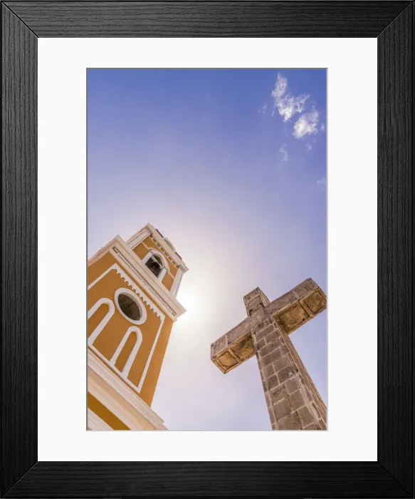 Framed Print : The Our Lady of the Assumption Cathedra, Granada, Nicaragua