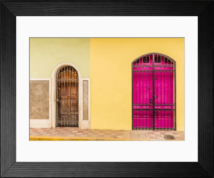 Framed Print : Local architecture, Granada, Nicaragua Framed Print : Local architecture, Granada, Nicaragua