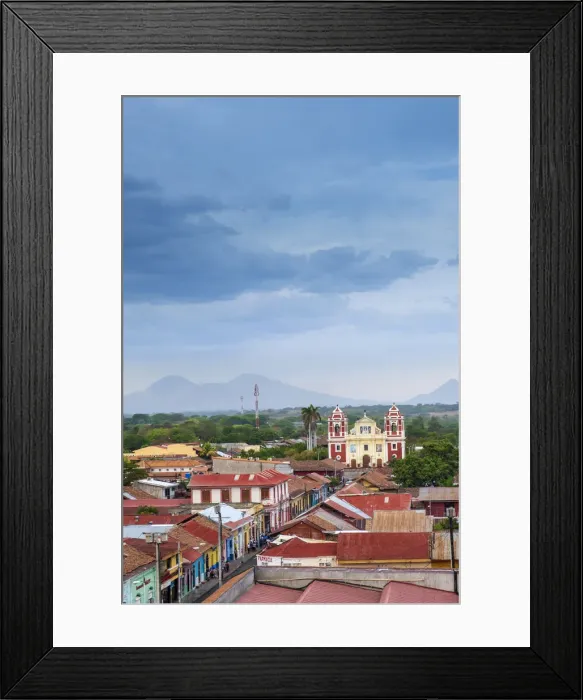 Framed Print : Americas, Central America, Nicaragua, Nicaraguas second city Leon