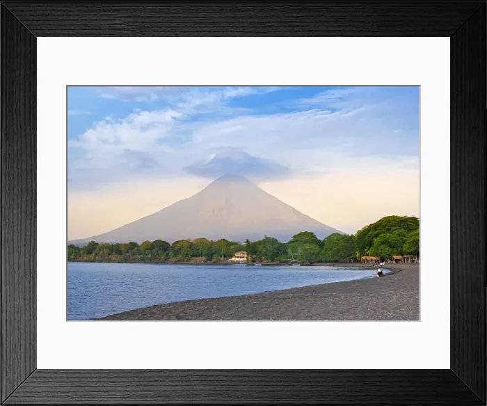 Framed Print : Americas, Central America, Nicaragua, Lake Nicaragua Ometepe island Framed Print : Americas, Central America, Nicaragua, Lake Nicaragua Ometepe island