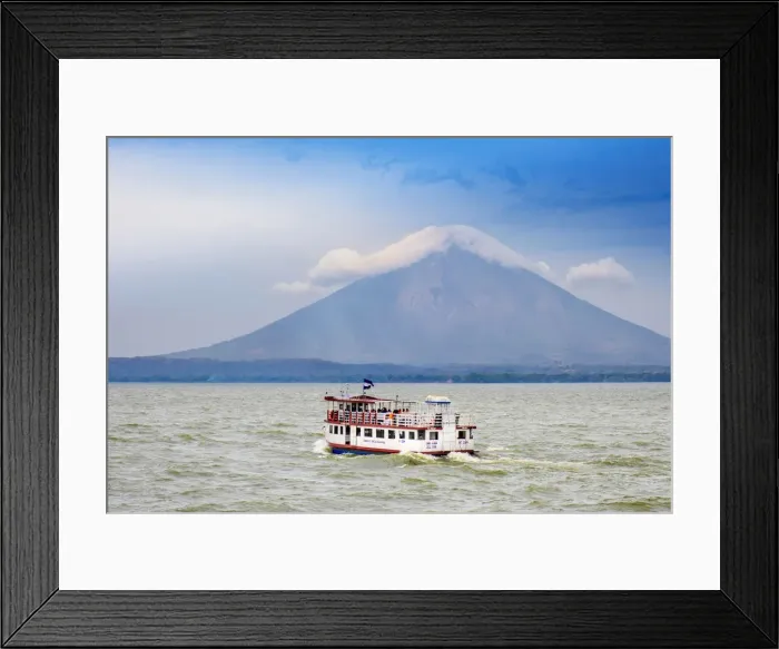 Framed Print : Americas, Central America, Nicaragua, Lake Nicaragua Ometepe island Framed Print : Americas, Central America, Nicaragua, Lake Nicaragua Ometepe island