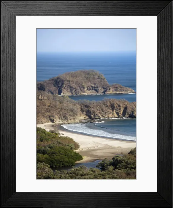 Framed Print : Americas, Central America, Nicaragua, elevated view of Ocotal beach (Playa Ocotal Framed Print : Americas, Central America, Nicaragua, elevated view of Ocotal beach (Playa Ocotal
