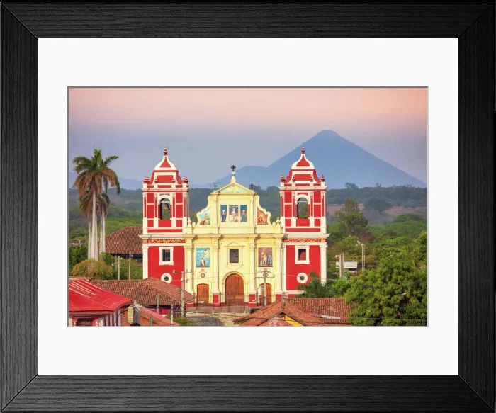 Framed Print : Americas, Central America, Nicaragua, Nicaragus second city Leon Framed Print : Americas, Central America, Nicaragua, Nicaragus second city Leon