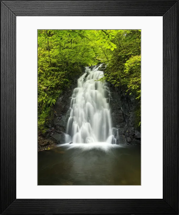 Framed Print : Glenoe Waterfall, Co. Antrim, Northern Ireland Framed Print : Glenoe Waterfall, Co. Antrim, Northern Ireland