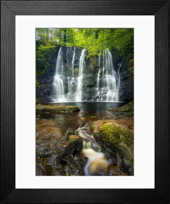 Framed Print : Glenariff Waterfall, Co. Antrim, Northern Ireland Framed Print : Glenariff Waterfall, Co. Antrim, Northern Ireland