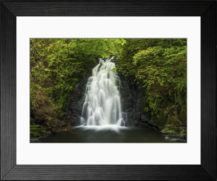 Framed Print : Glenoe Waterfall, Co. Antrim, Northern Ireland Framed Print : Glenoe Waterfall, Co. Antrim, Northern Ireland