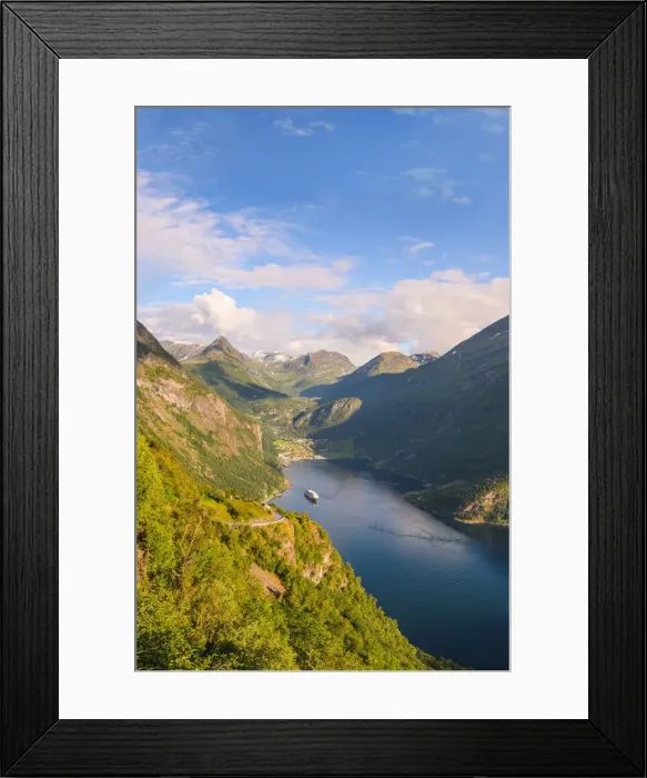 Framed Print : Geirangerfjord, More og Romsdal, Norway. A UNESCO world heritage site Framed Print : Geirangerfjord, More og Romsdal, Norway. A UNESCO world heritage site
