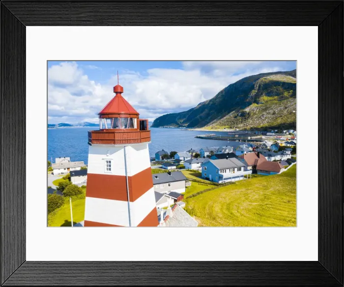 Framed Print : Alnes lighthouse, Godoya island, More og Romsdal, Norway Framed Print : Alnes lighthouse, Godoya island, More og Romsdal, Norway