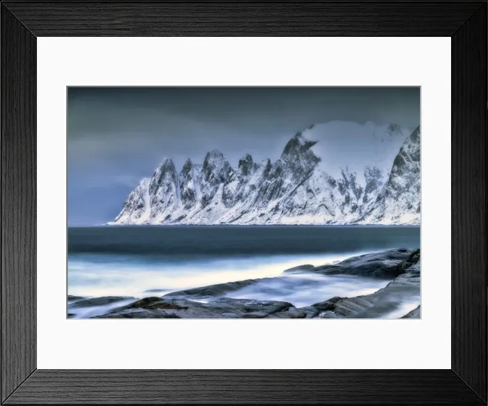 Framed Print : Devils Jaw, Senja, Norway Framed Print : Devils Jaw, Senja, Norway