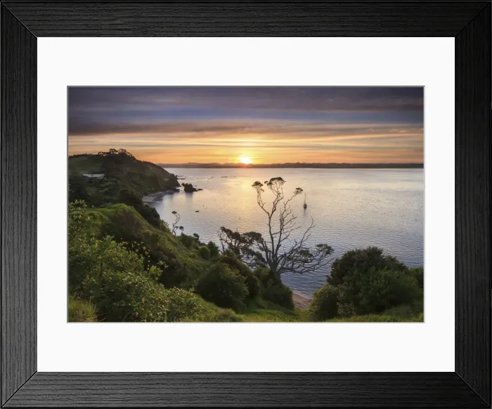 Framed Print : Sunset at Russell, Bay of Islands, New Zealand Framed Print : Sunset at Russell, Bay of Islands, New Zealand