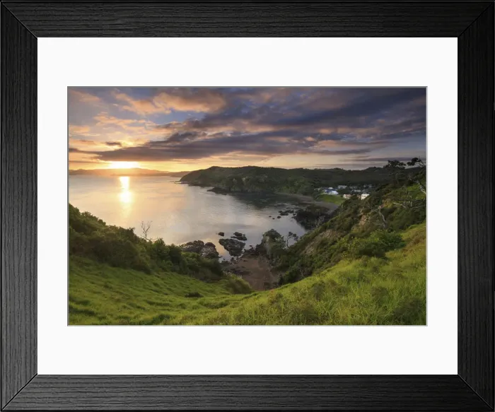 Framed Print : Sunrise in Russell, Bay of Islands, New Zealand Framed Print : Sunrise in Russell, Bay of Islands, New Zealand