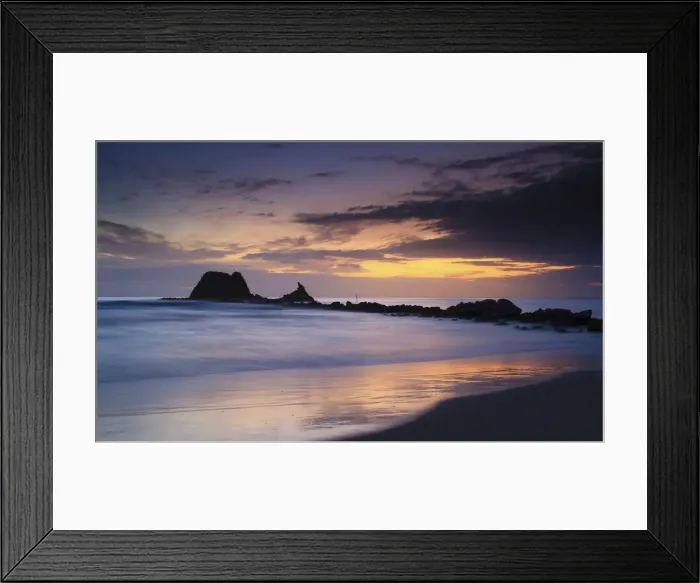 Framed Print : Sunrise at Mangawhai, New Zealand Framed Print : Sunrise at Mangawhai, New Zealand