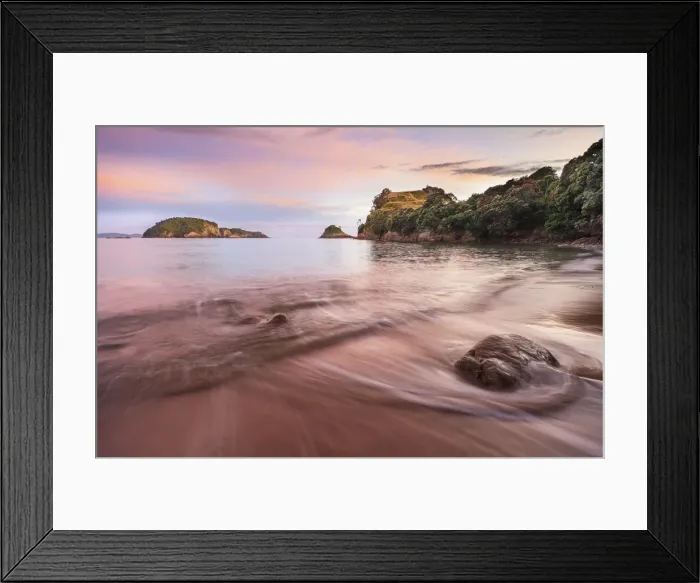 Framed Print : Sunrise at Hahei Beach, Coromandel Peninsula, New Zealand Framed Print : Sunrise at Hahei Beach, Coromandel Peninsula, New Zealand