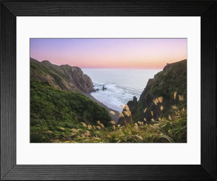 Framed Print : Sunset near Piha, Auckland, New Zealand Framed Print : Sunset near Piha, Auckland, New Zealand