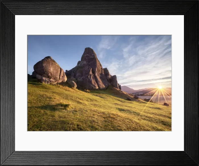Framed Print : Sunrise at Castle Hill reserve, Canterbury, New Zealand Framed Print : Sunrise at Castle Hill reserve, Canterbury, New Zealand