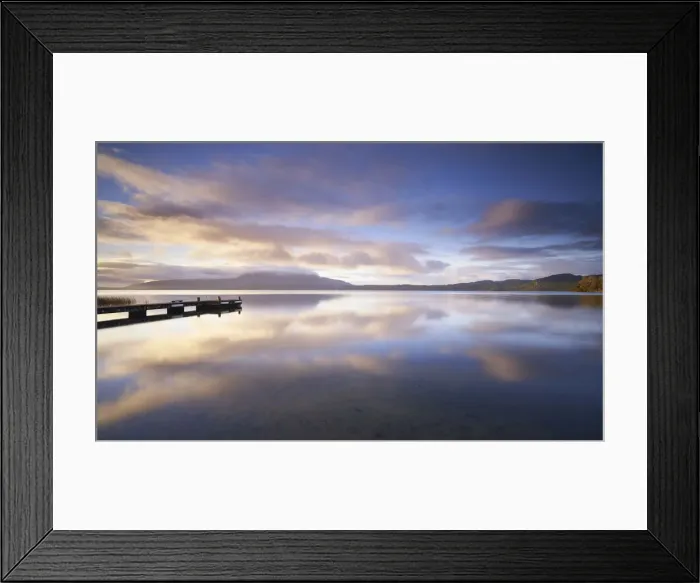 Framed Print : Lake Tarawerea sunrise, Rotorua, New Zealand