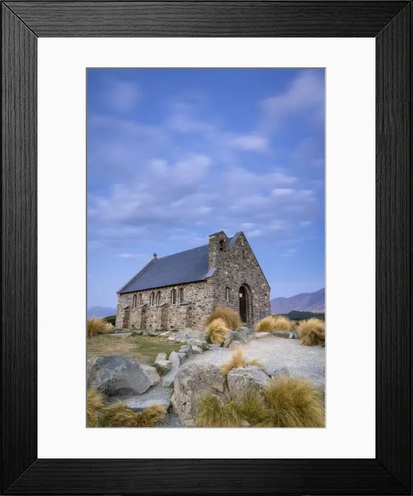 Framed Print : Church of the Good Shepherd after sunset, Tekapo, Mackenzie District, Canterbury Framed Print : Church of the Good Shepherd after sunset, Tekapo, Mackenzie District, Canterbury