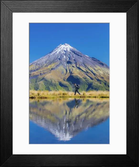 Framed Print : Taranaki (Mt. Egmont), North Island, New Zealand