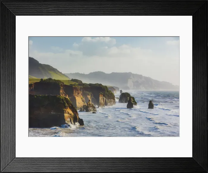 Framed Print : Rock formations called three sisters”