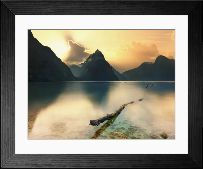 Framed Print : Mitre Peak, Milford Sound, South Island, New Zealand Framed Print : Mitre Peak, Milford Sound, South Island, New Zealand