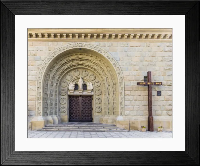 Framed Print : Cathedral of St. Nicholas in Bielsko Biala, Silesian Voivodeship, Poland Framed Print : Cathedral of St. Nicholas in Bielsko Biala, Silesian Voivodeship, Poland