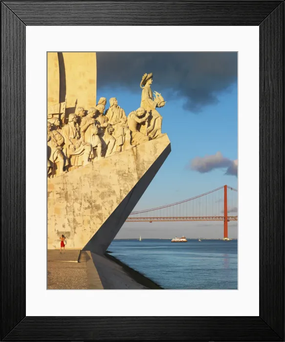Framed Print : Portugal, Lisbon, Belem, Monument to the Discoveries, (Padrao dos Descobrimentos) Framed Print : Portugal, Lisbon, Belem, Monument to the Discoveries, (Padrao dos Descobrimentos)