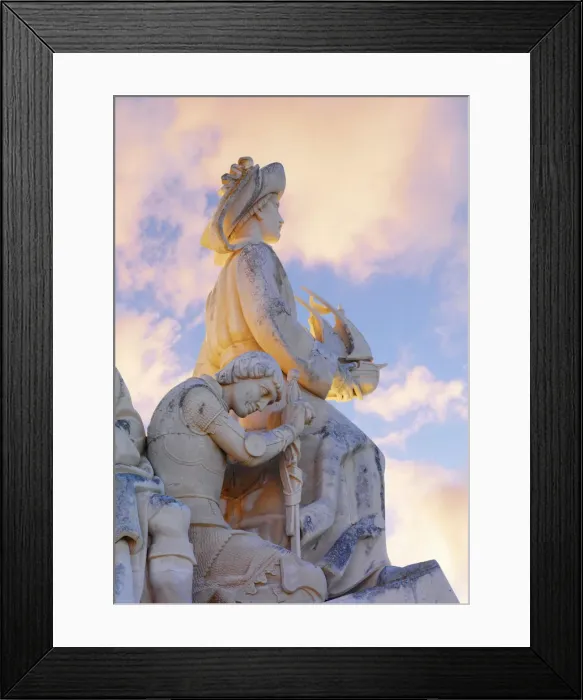 Framed Print : Portugal, Lisbon, Belem, Monument to the Discoveries (Padrao dos Descobrimentos) Framed Print : Portugal, Lisbon, Belem, Monument to the Discoveries (Padrao dos Descobrimentos)