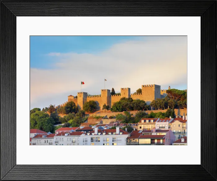 Framed Print : Portugal, Lisbon, Sao Jorge Castle Framed Print : Portugal, Lisbon, Sao Jorge Castle