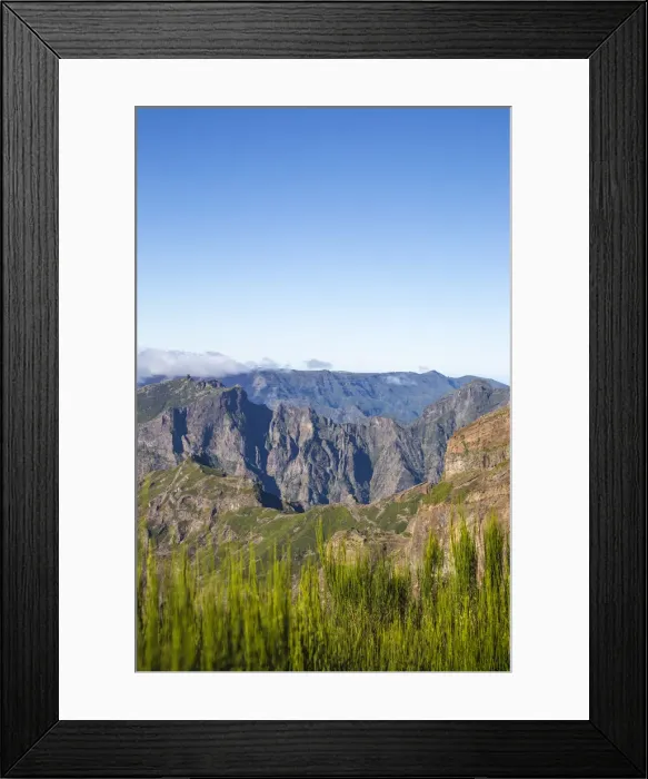 Framed Print : Portugal, Madeira, View from Pico do Arieiro
