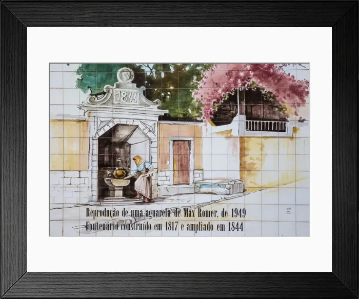 Framed Print : Portugal, Madeira, Funchal, Wall Tiles