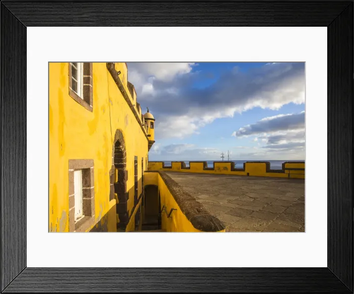 Framed Print : Portugal, Madeira, Funchal, Sao Tiago Fort Framed Print : Portugal, Madeira, Funchal, Sao Tiago Fort