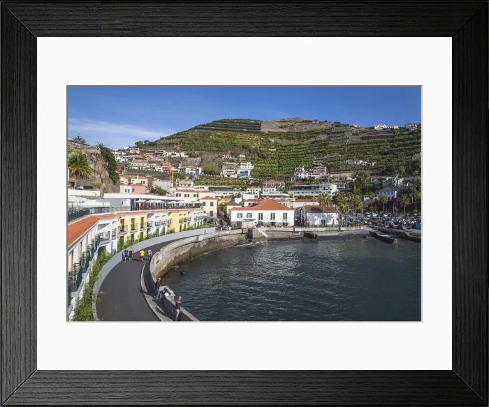 Framed Print : Portugal, Madeira, Funchal, Camara de Lobos Framed Print : Portugal, Madeira, Funchal, Camara de Lobos