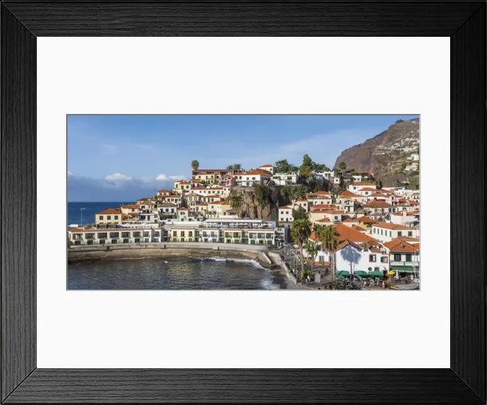 Framed Print : Portugal, Madeira, Funchal, Camara de Lobos Framed Print : Portugal, Madeira, Funchal, Camara de Lobos